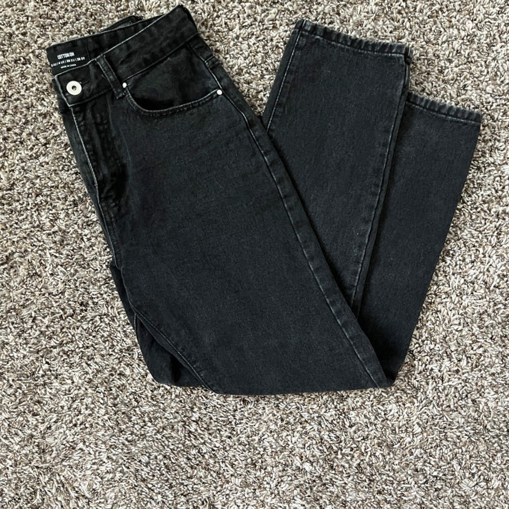 Cotton On Black Mom Jean